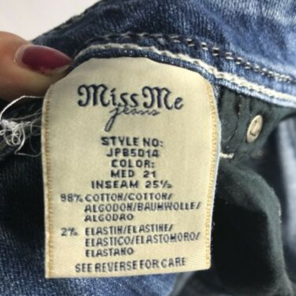 Miss Me Womens Sz 27 Distressed Boyfriend SOLD - Picture 6 of 8
